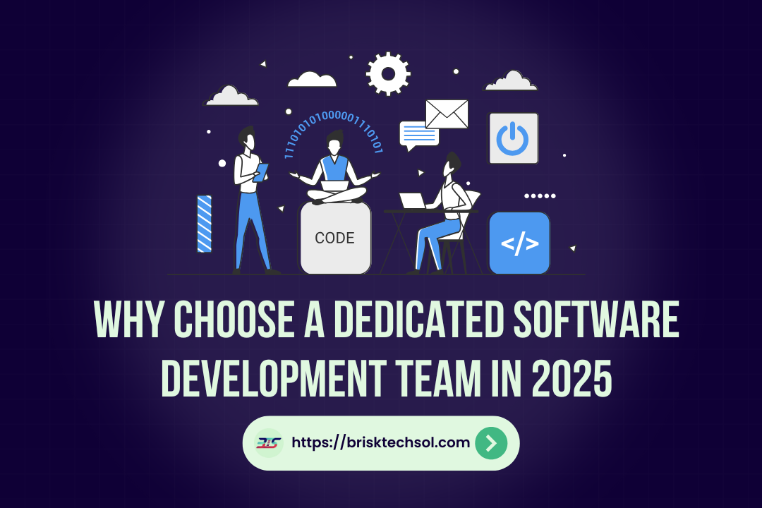 Dedicated Software Development Team illustration